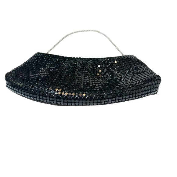 Vintage Y2K Mini Metal Mesh Black Shoulder Bag - Picture 3 of 10